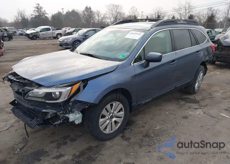 2017 Subaru Outback 2.5I Premium из США, поврежденный, VIN 4S4BSACC7H3341299